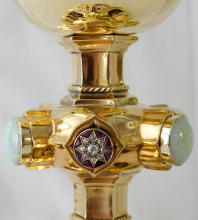 Solid Sterling silver Gothic Chalice